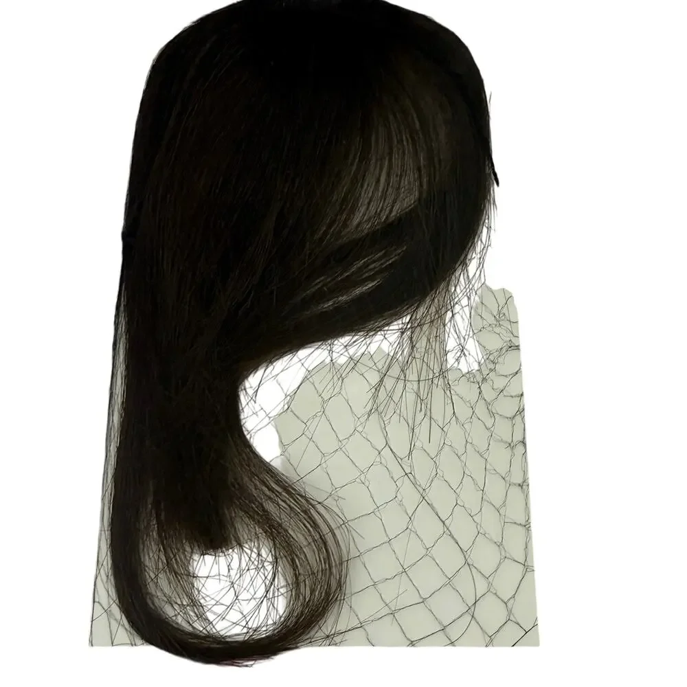 Eterna Cllip On Bangs Human Hair Dark Brown (2 Pieces)